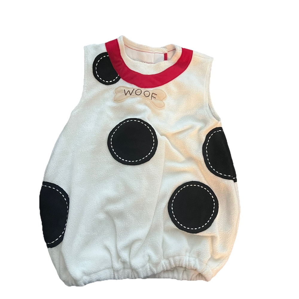 Pottery Barn Kids Dalmatian Costume 2T-3T Puppy Dog Plush Halloween Missing Hat